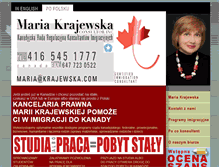 Tablet Screenshot of krajewska.com